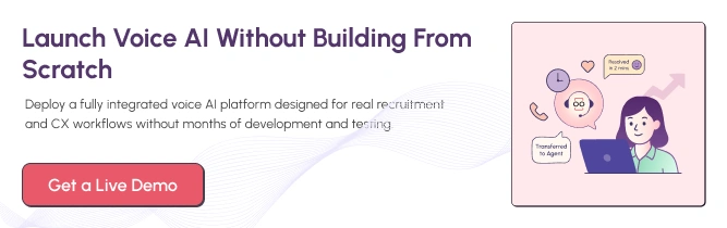 Best Voice AI Platform for Recruitment