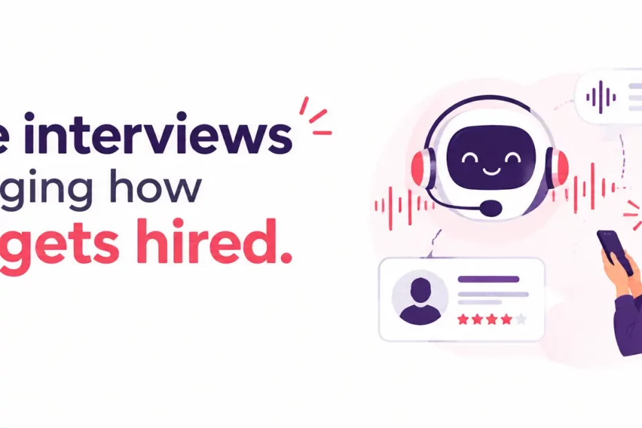 5 Capabilities of Generative AI Voice Interviews That Are Reshaping Recruitment in 2026