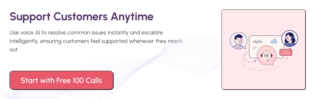 247 Customer Support Voice AI