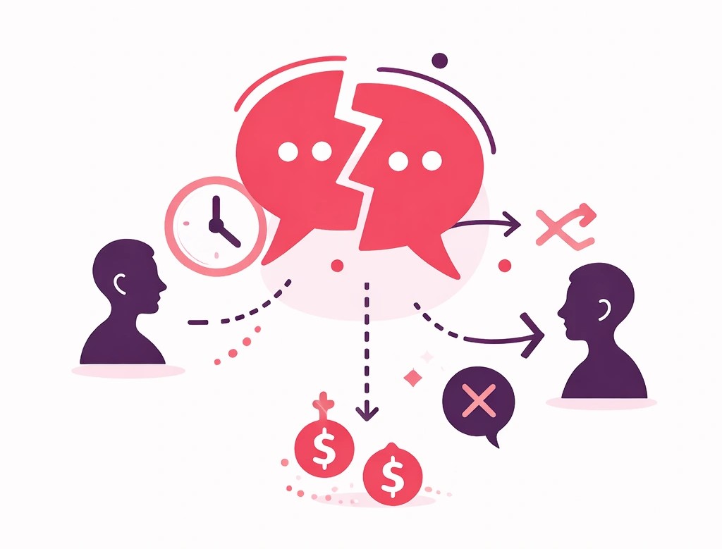 Cost of a missed conversation