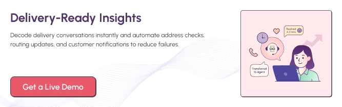 Voice AI Enhances Delivery Coordination and Reduces Failed Orders