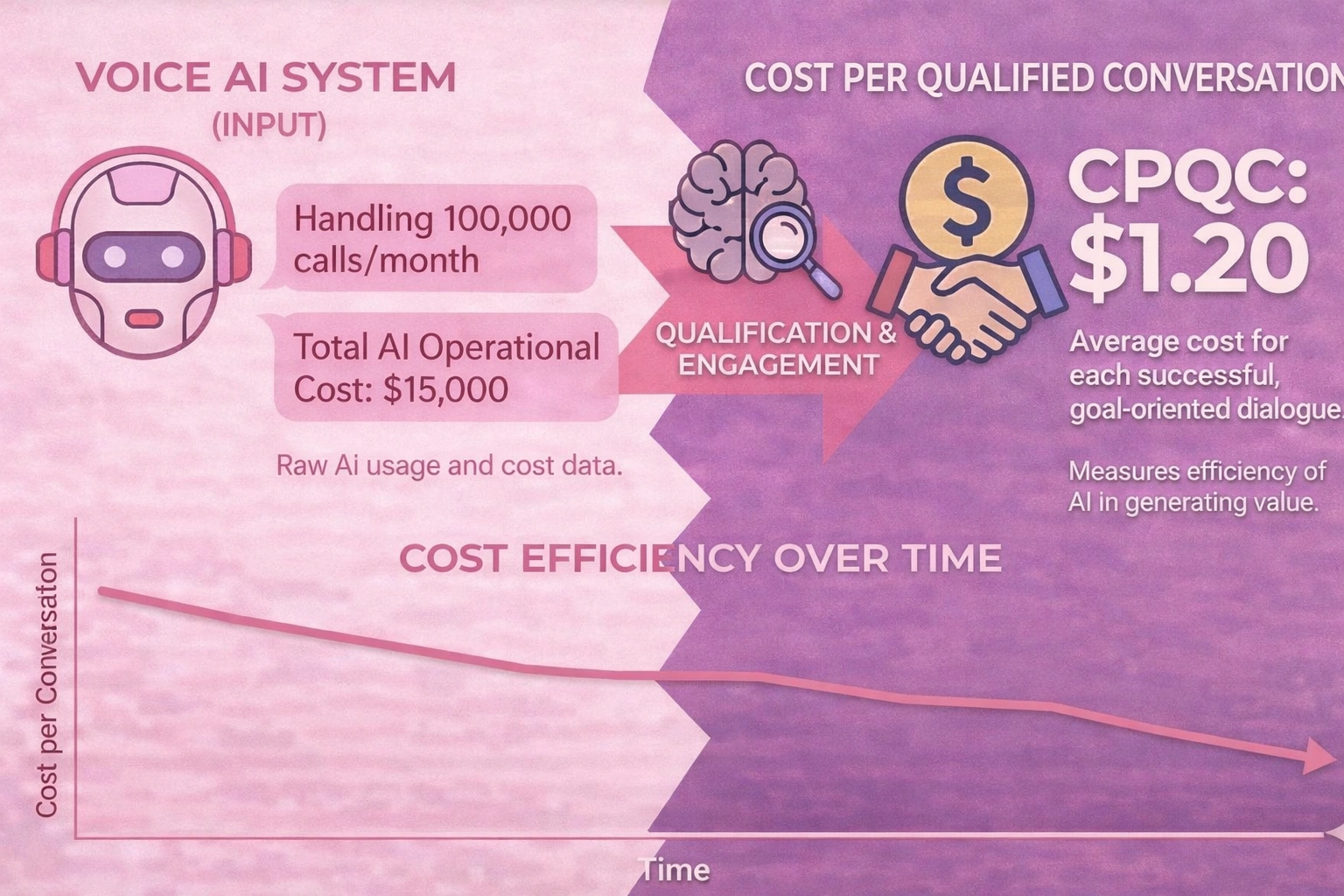 Cost per Qualified Conversation Rootle Voice AI insight