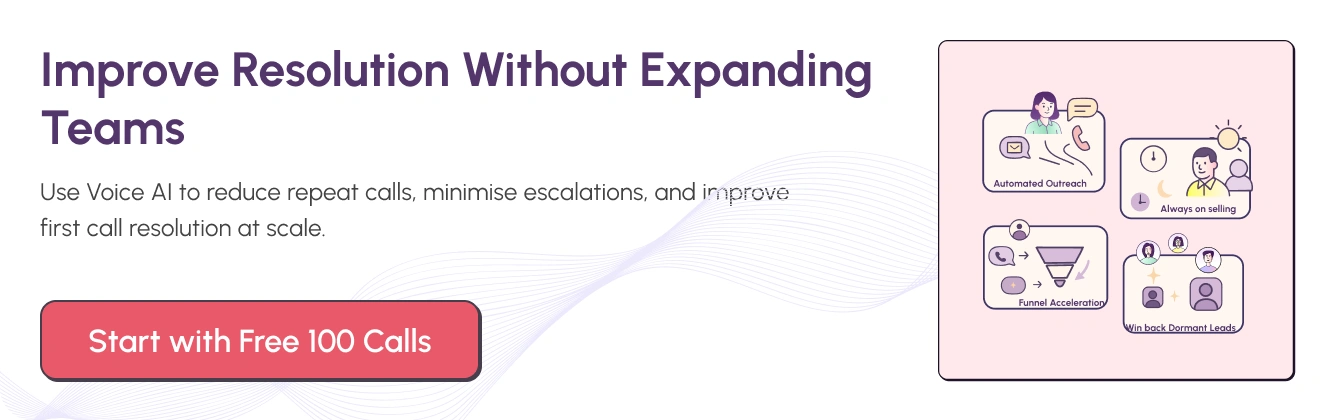 How Voice AI Improves First Call Resolution Without Adding Agents blog