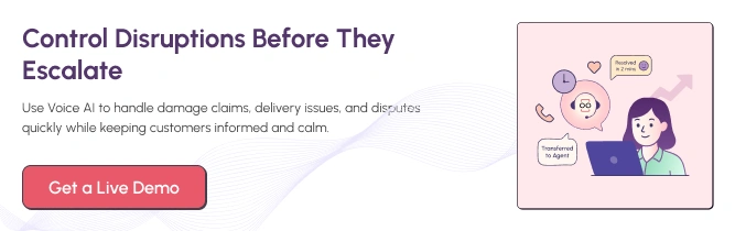 Why Logistics Companies Are Turning to Voice AI for Damage Control