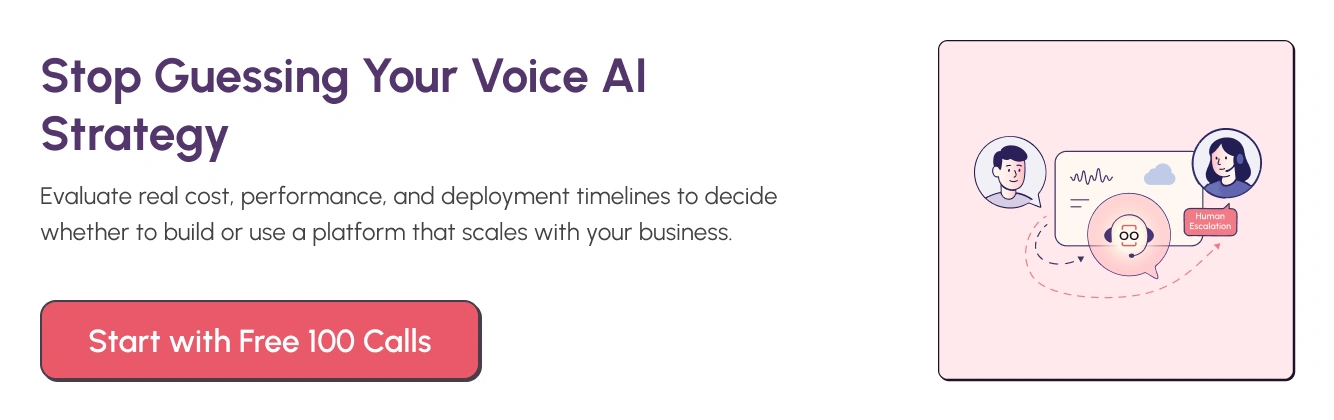 Build vs Buy voice ai Free calls