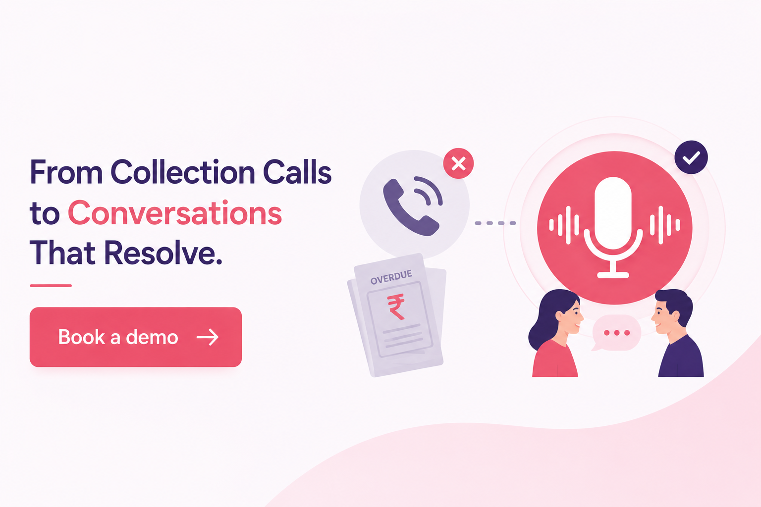 Turning Debt Recovery into a Helpful Conversation with Voice AI for BFSI