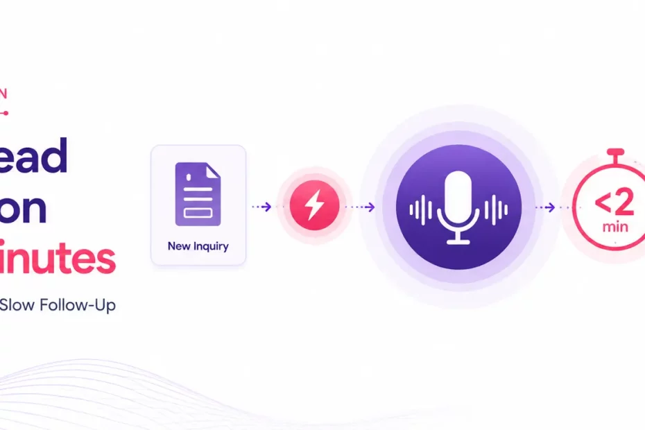 Inbound Lead Qualification at Sub-2 Minutes How Voice AI Platform Beats Slow Follow-Up