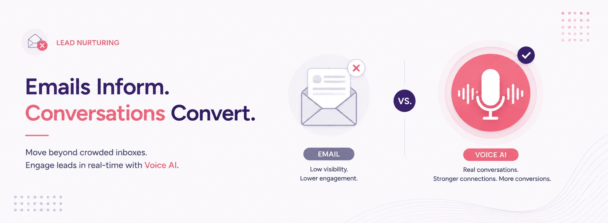 Lead Nurturing Email vs. Voice AI: Why Indian Leads Pick Up Calls, Not Emails