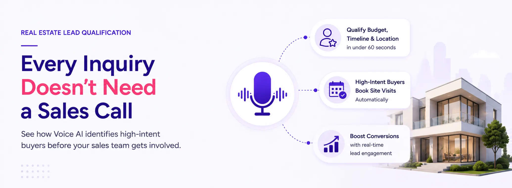 Real eatate lead qualification with voice ai
