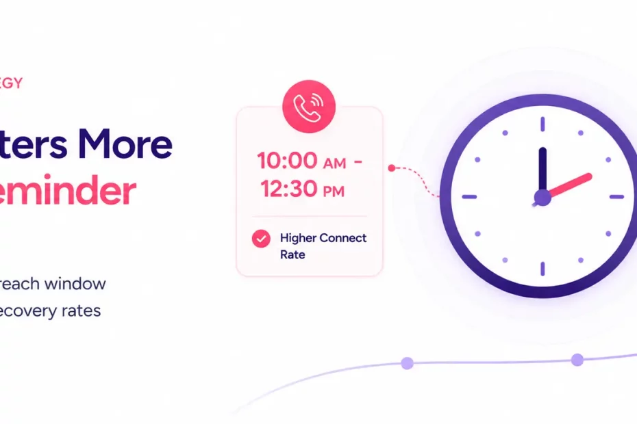 The Best Time to Send a Payment Reminder Call Importance of Timing and Recovery Rates