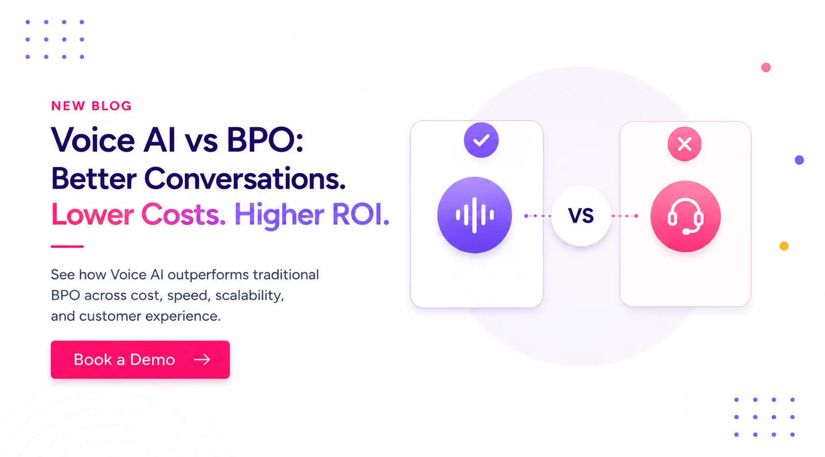 Voice ai vs BPO - book a demo