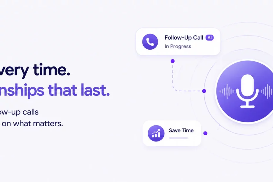 How to Automate Follow-Up Calls With AI (Step-by-Step)