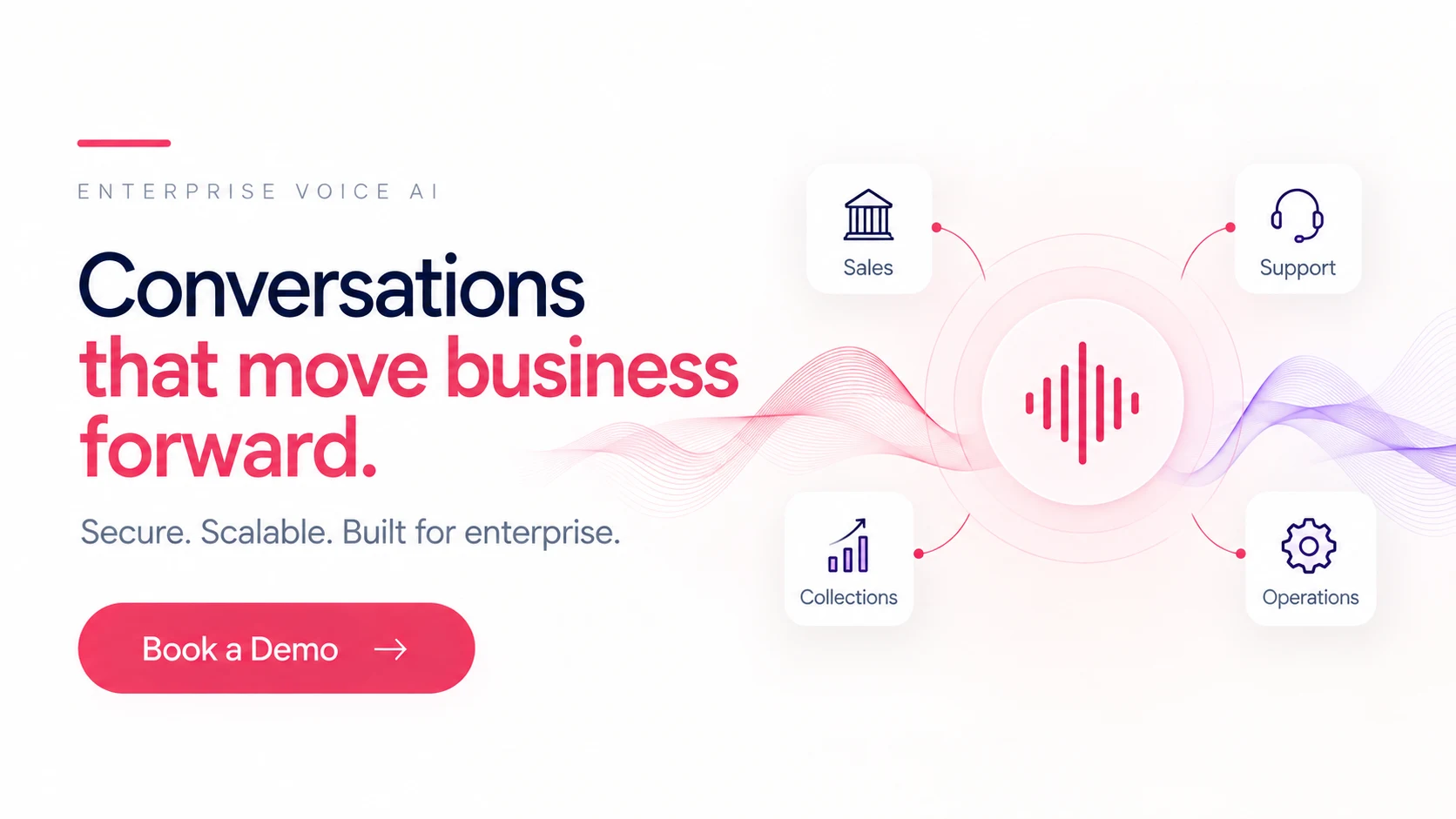 Enterprise voice ai platform - book a demo